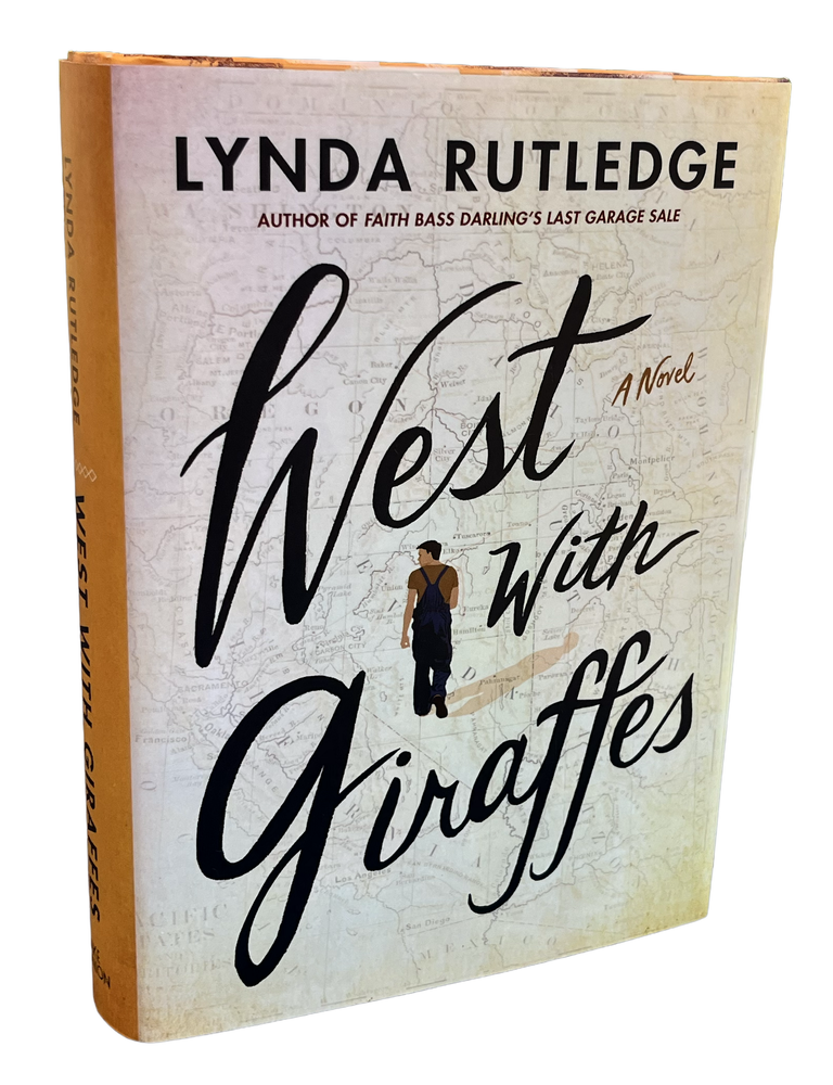 Item #116 West With Giraffes. Lynda Rutledge.