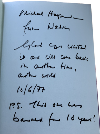 The Late Bourgeois World **INSCRIBED**