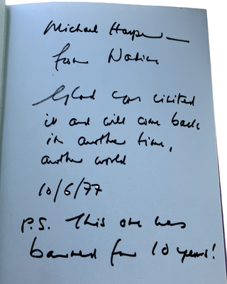 The Late Bourgeois World **INSCRIBED**